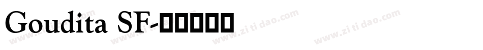 Goudita SF字体转换